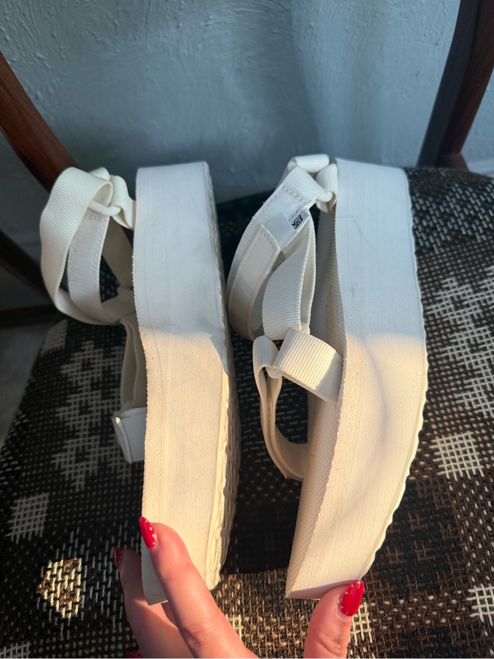 Teva Women's Flatform Universal Sandal Bright White size 10 - Picture 9 of 12